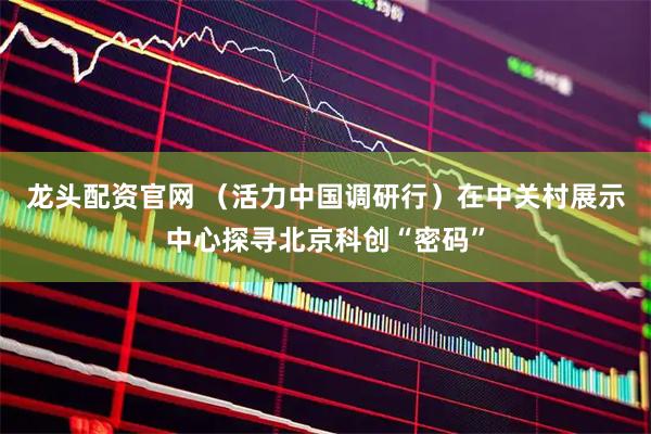 龙头配资官网 （活力中国调研行）在中关村展示中心探寻北京科创“密码”