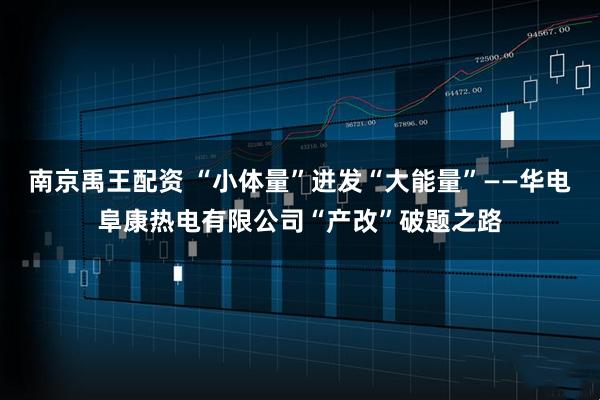 南京禹王配资 “小体量”迸发“大能量”——华电阜康热电有限公司“产改”破题之路
